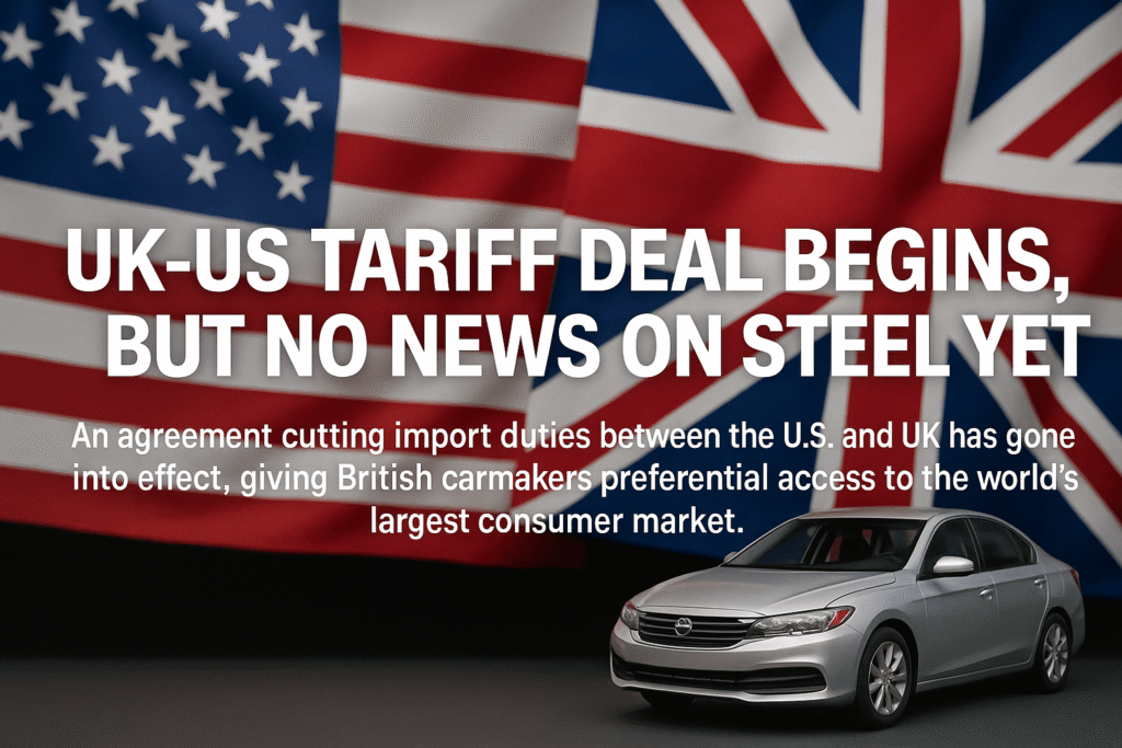 UK US Tariff Deal 2025
