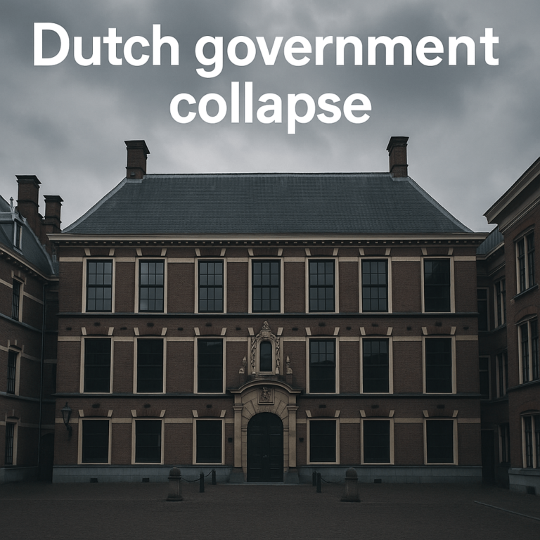 Dutch Government Collapse 2025: Geert Wilders’ Exit Triggers Political Earthquake in the Netherlands Dutch Government Collapse 2025: Geert Wilders’ Exit Triggers Political Earthquake in the Netherlands