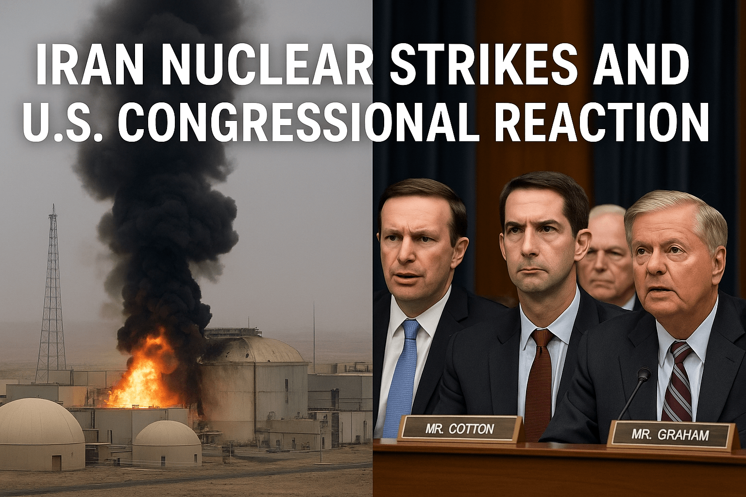 Iran Nuclear Strikes and U.S. Congressional Reaction: A Global Flashpoint Emerges