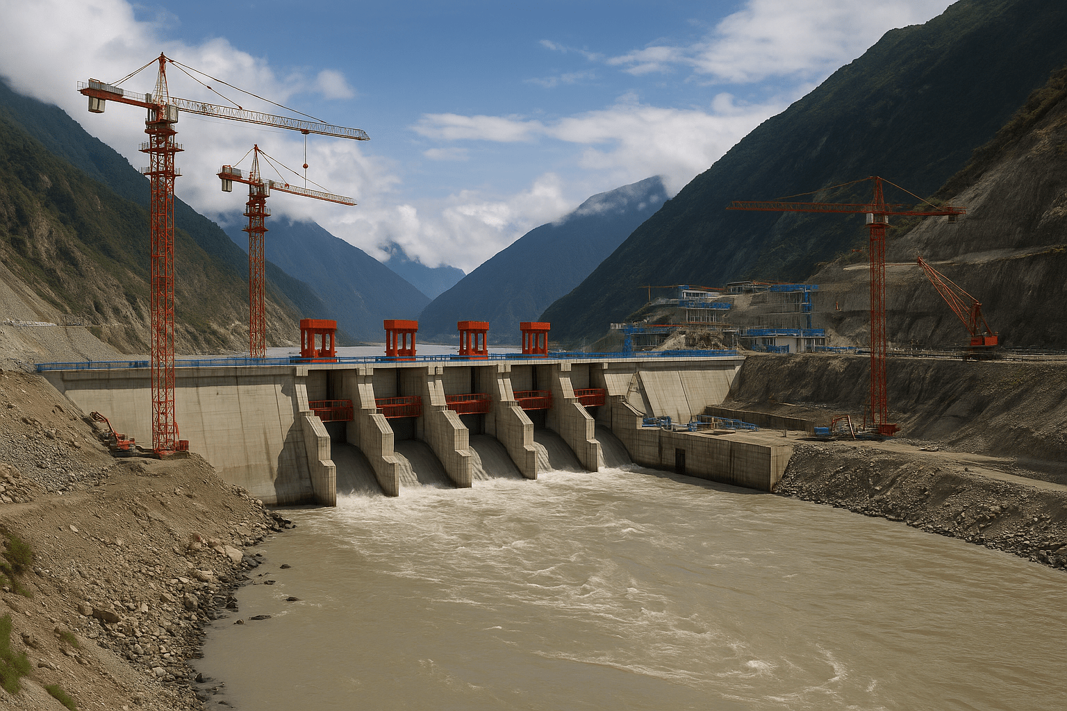 China Brahmaputra Dam