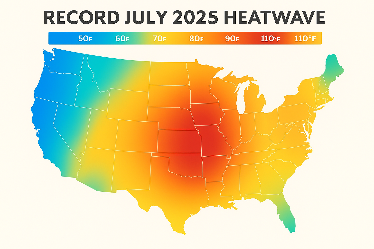 East Coast Heatwave 2025