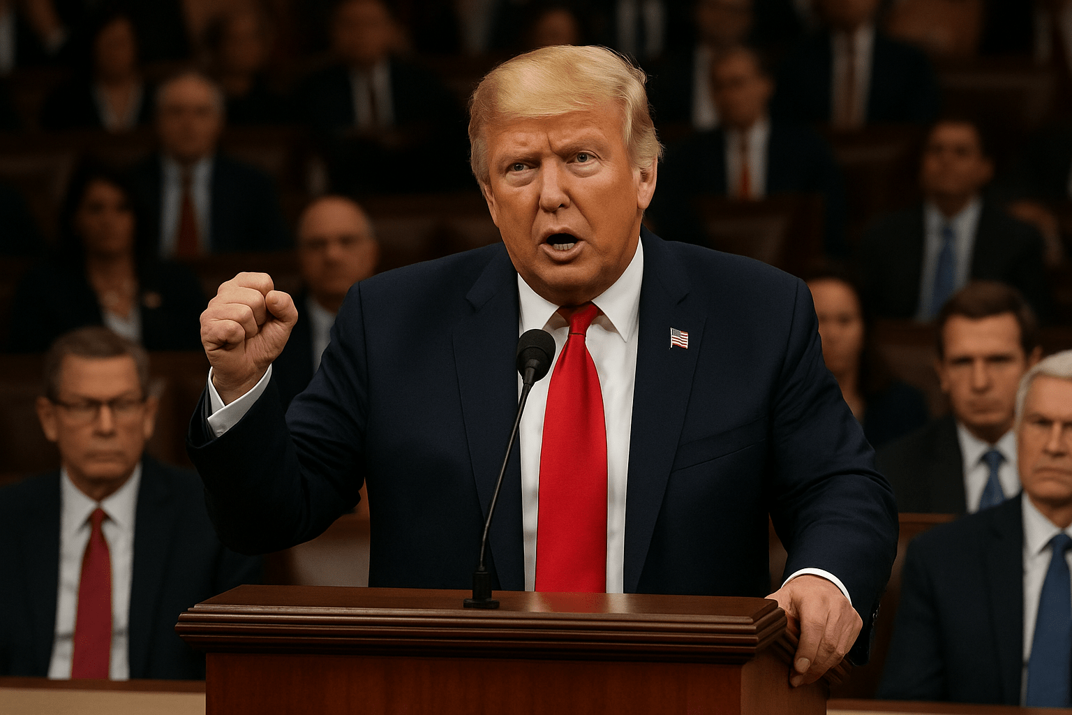 Trump tax cuts on the image