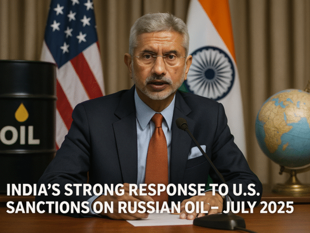 India’s Strong Response to U.S. Sanctions on Russian Oil: What It Means for Global Trade