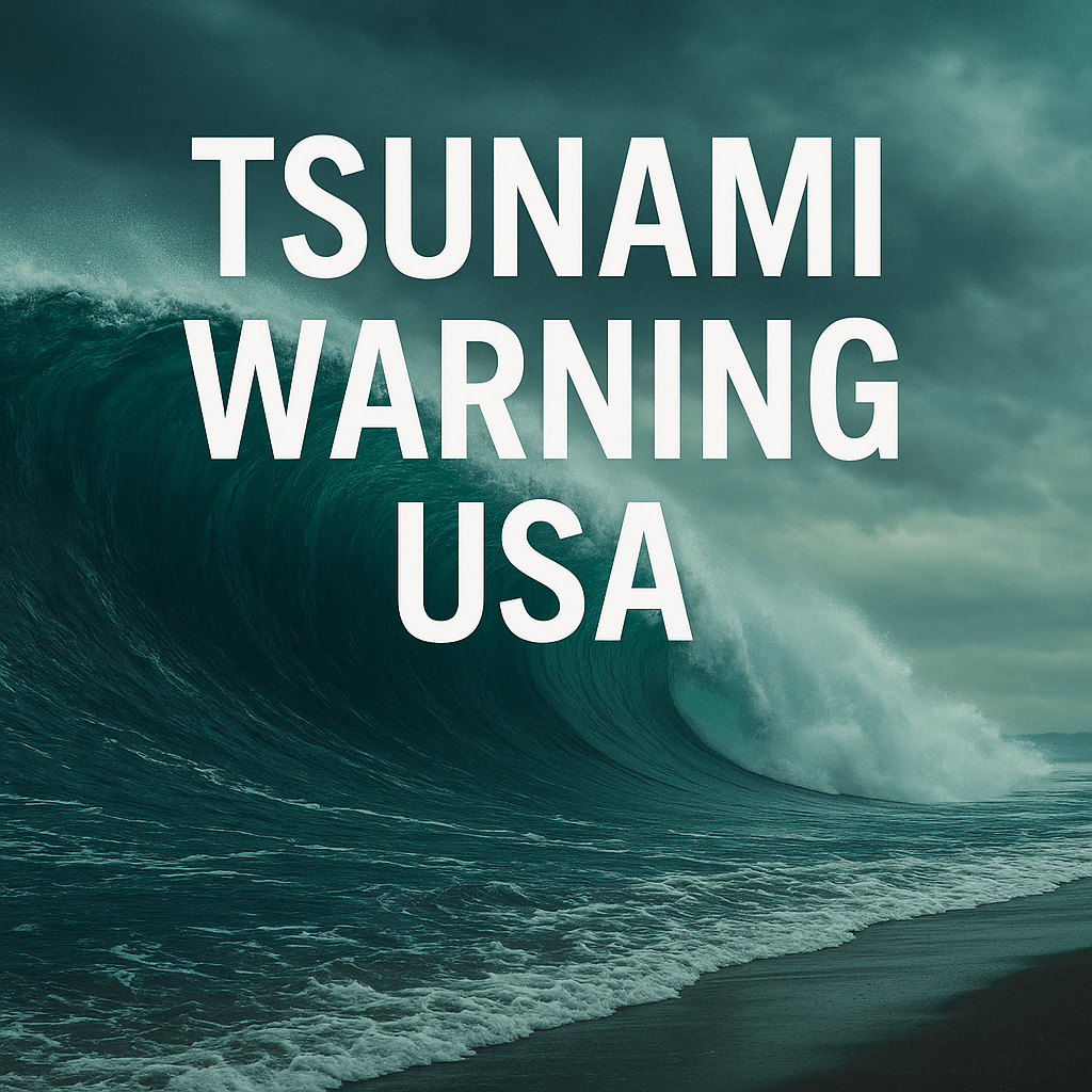 Tsunami warning USA