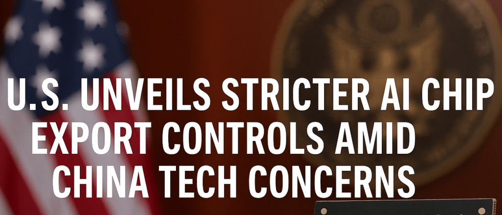 U.S. AI Chip Export Controls 2025