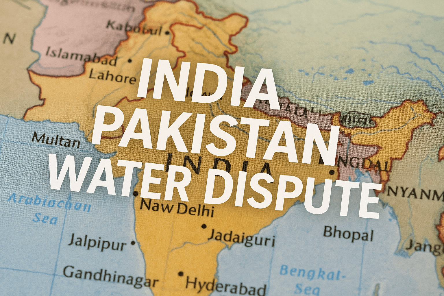 India Pakistan Water Dispute