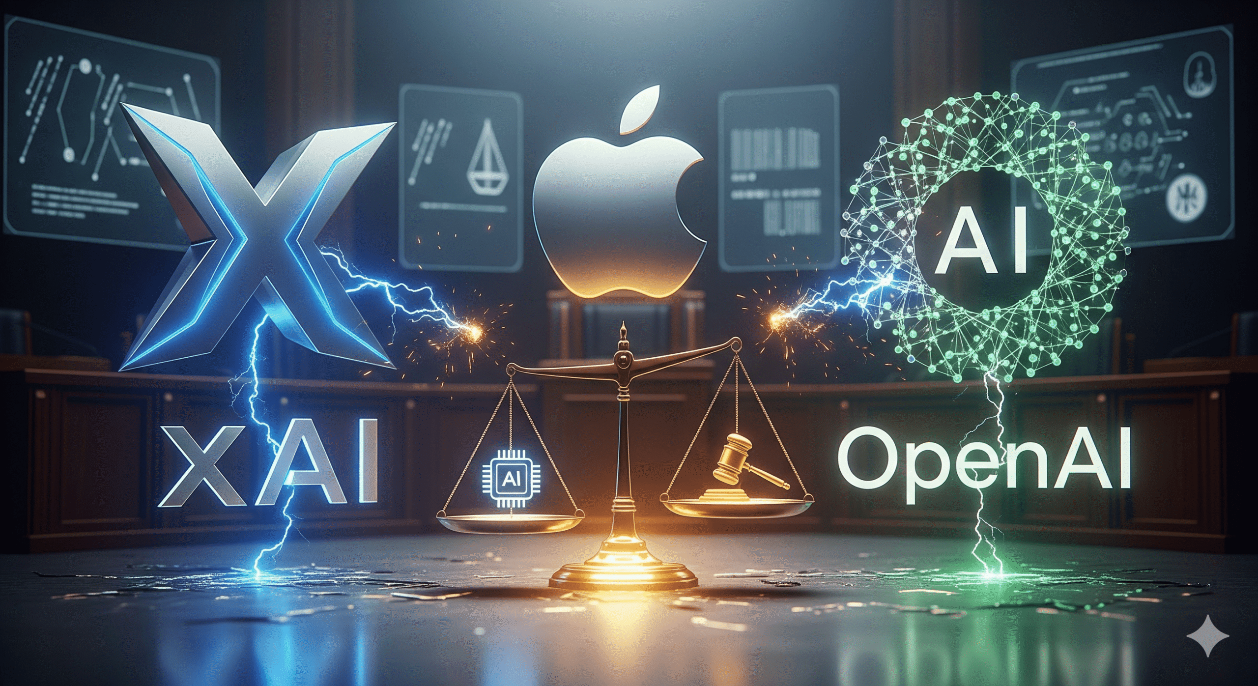 elon musk Apple and OpenAI