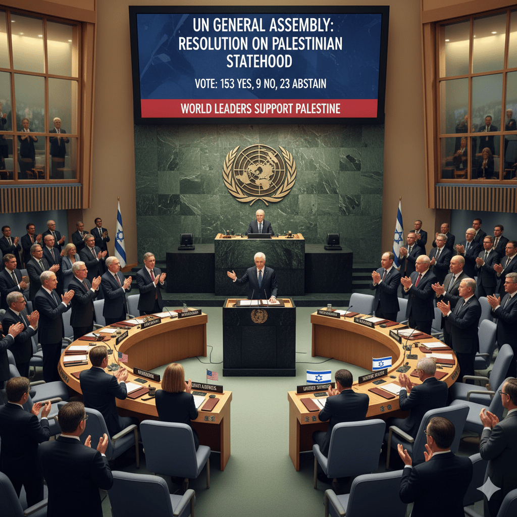 World Leaders Back Palestinian Statehood at UN Despite US and Israel Opposition