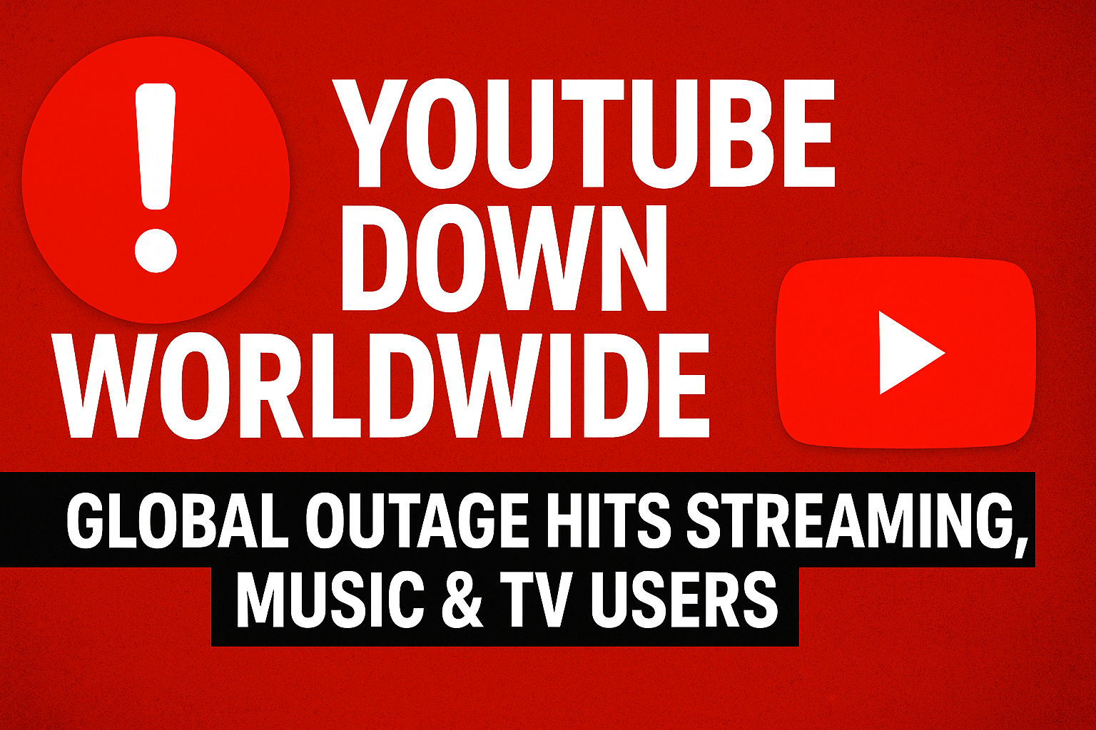 YouTube Goes Down