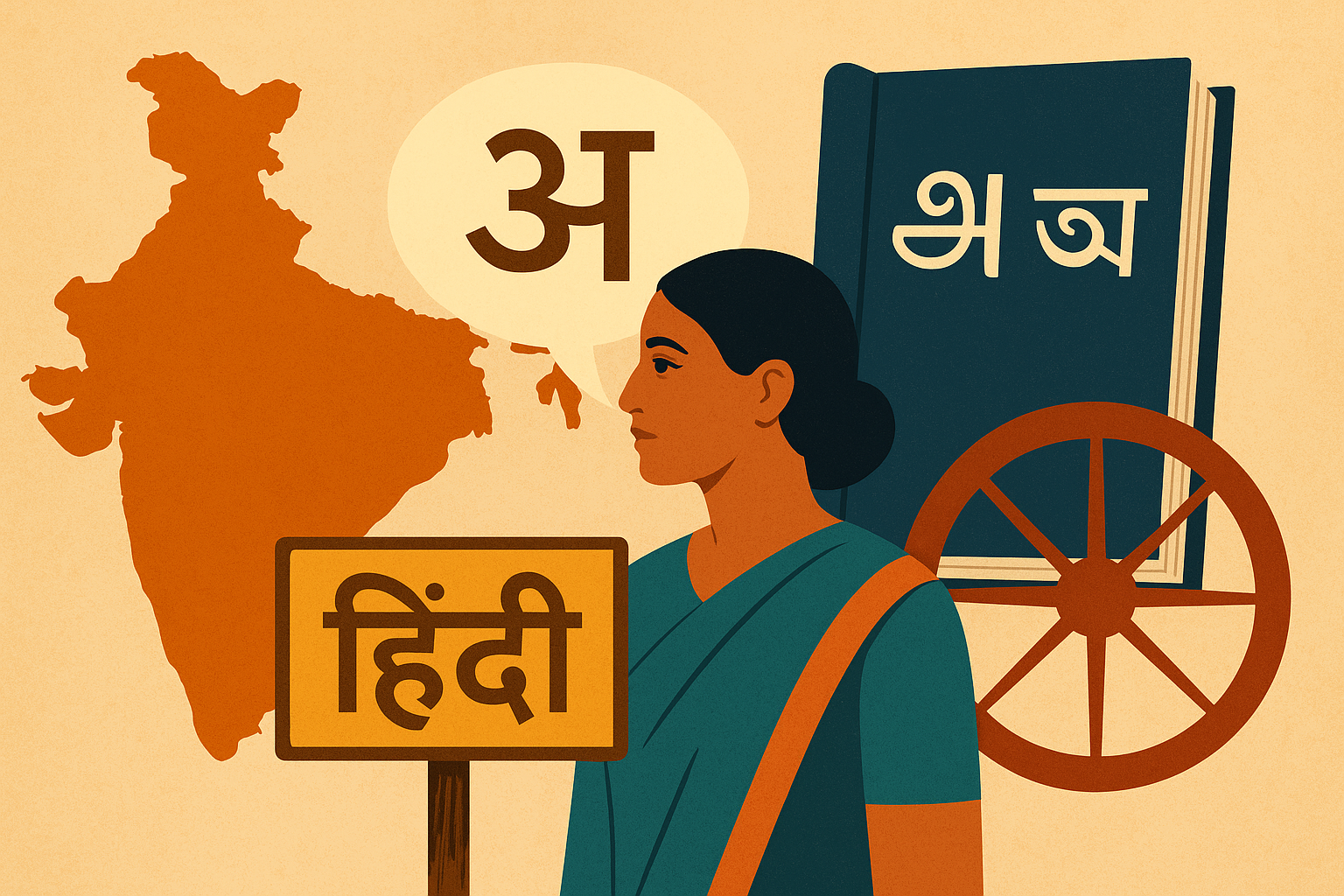 Language politics in India