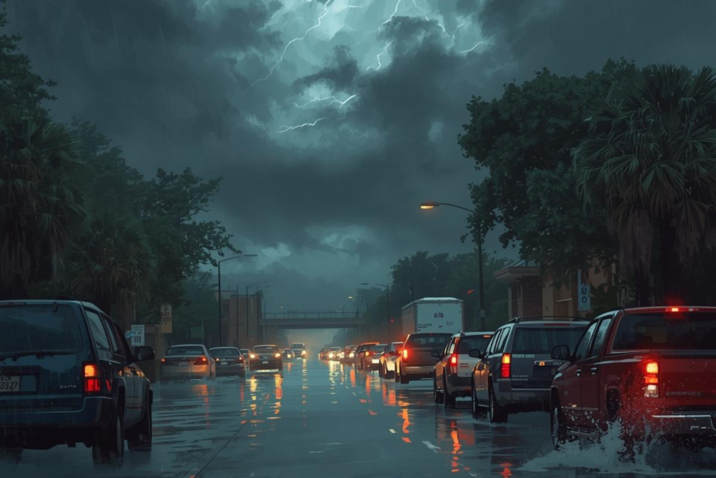 Houston flood warning