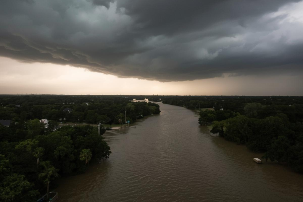 Houston flood warning