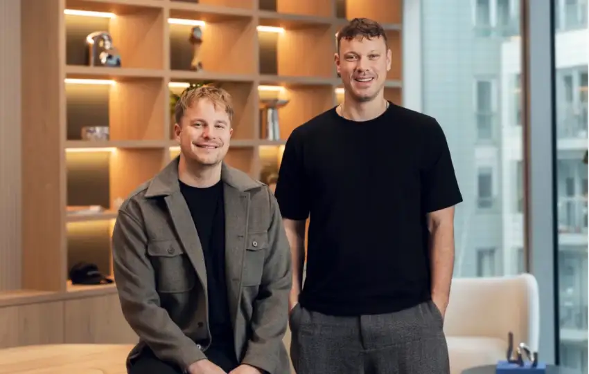 Synthesia co-founders Steffen Tjerrild & Victor Riparbelli. © Synthesia