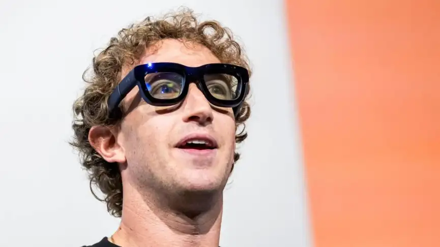 Image of Mark Zuckerberg In Meta Glasses