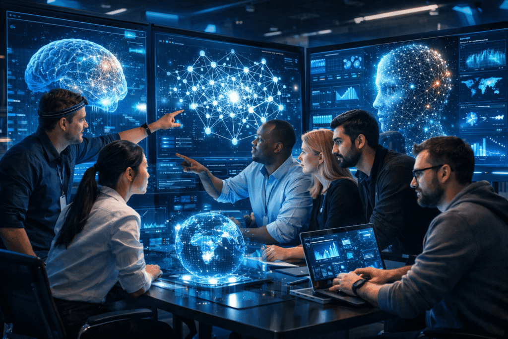 global artificial intelligence research team collaboration